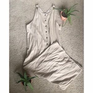 SOLD/Vintage Maxi Overall Dress